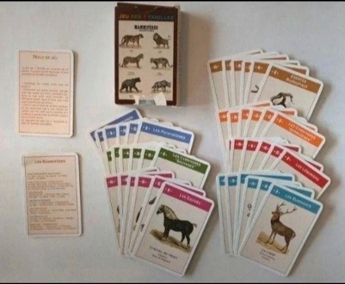 Lot jeux: Scrabble format voyage+Jeu 7 familles Mammifères - photo numéro 7