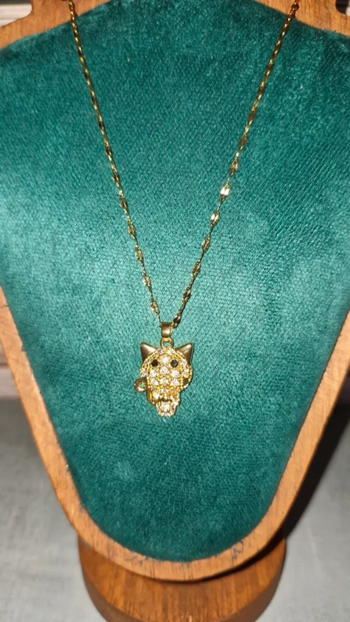 Collier pendentif chat 🐱 - photo numéro 4