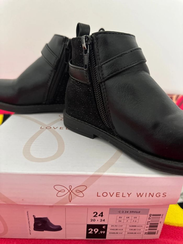 Bottines fille taille 24 - photo numéro 8