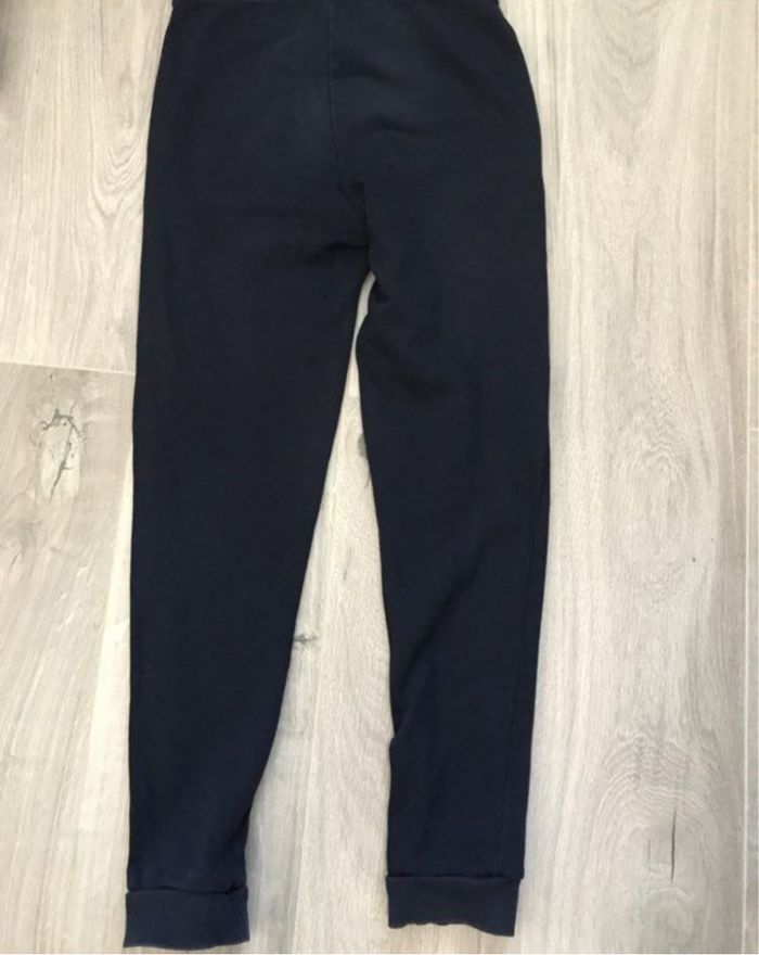 Jogging taille 12 ans garçon bleu marine kiabi intérieur bouclettes - photo numéro 5