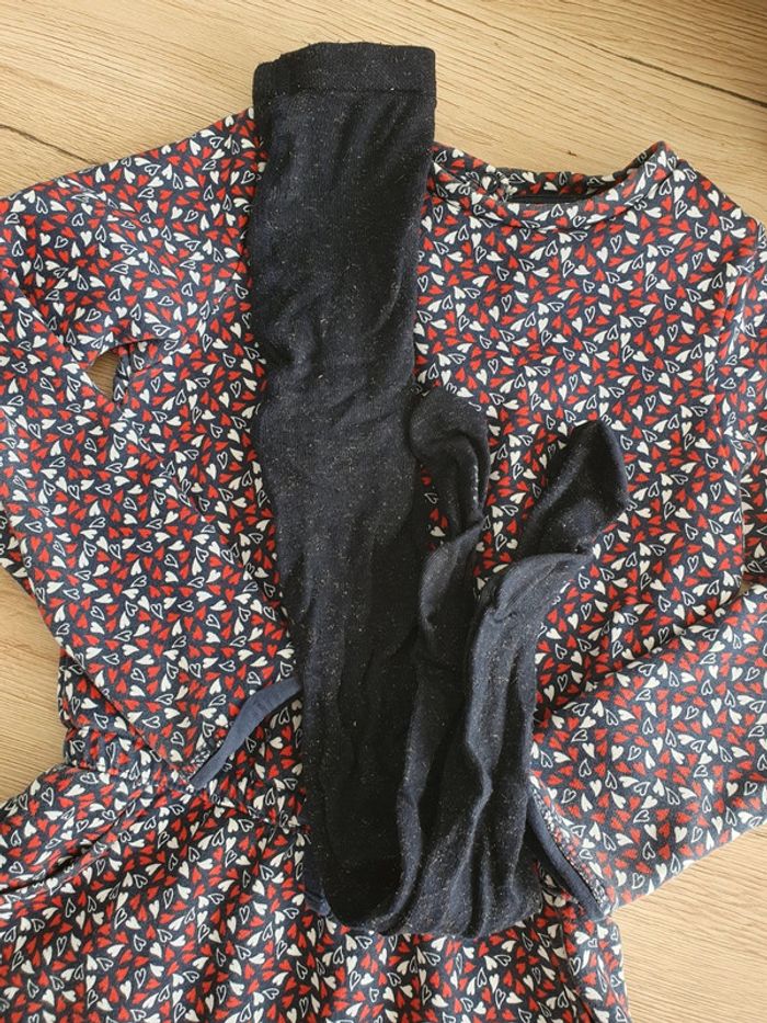 Robe+collants okaidi 5ans - photo numéro 5