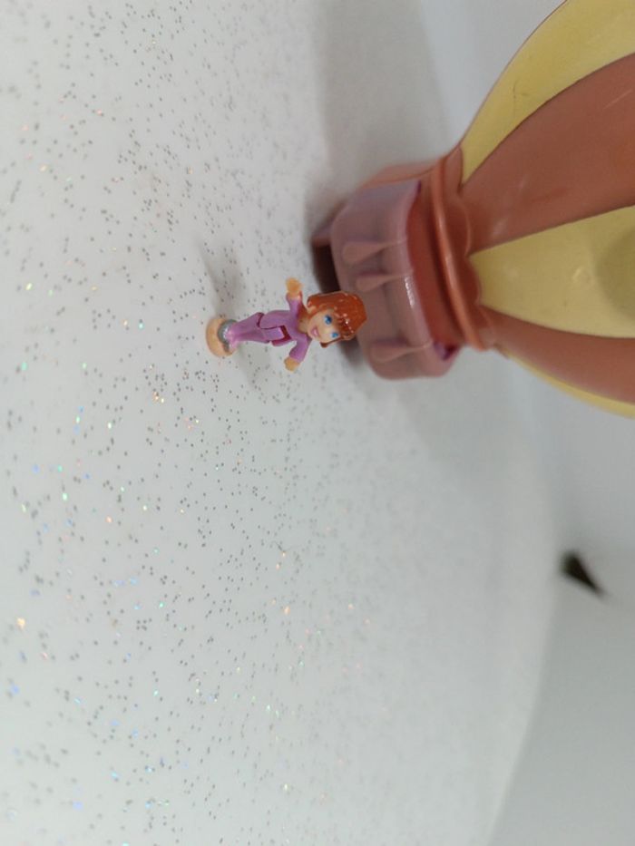 Polly pocket bluebird montgolfière balloon haut loin attraction manège UP away holiday miniature - photo numéro 12