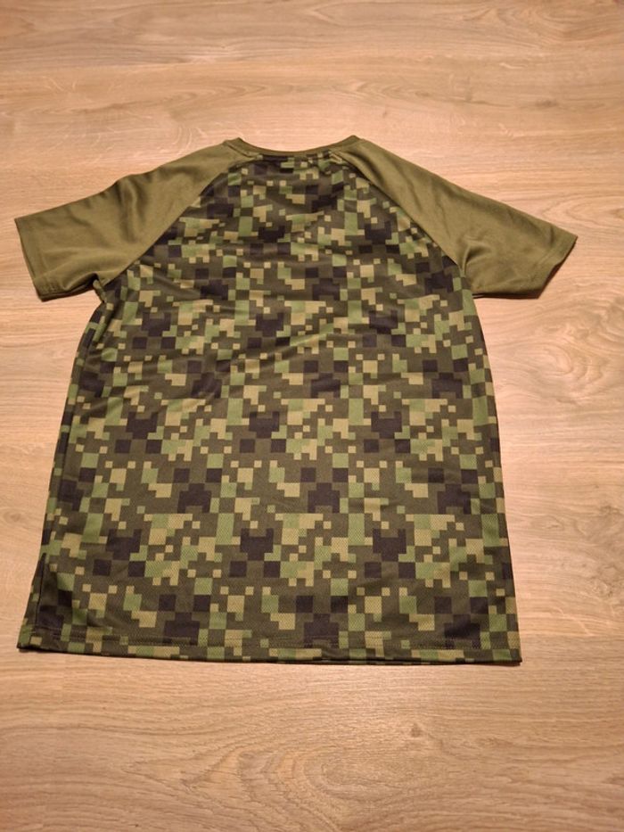 Magnifique t shirt kaki garçon 11 / 12 ans minecraft - photo numéro 2
