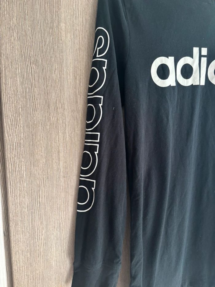T-shirt ML à capuche - Adidas - 14/16 ans - photo numéro 3