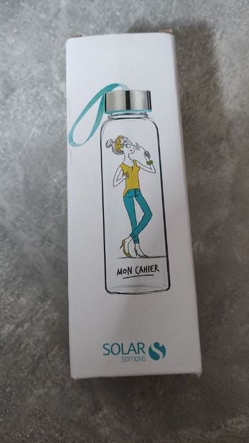 Bouteille en verre Solar