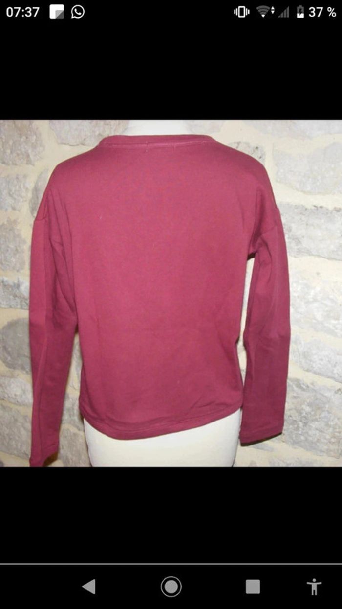 Superbe sweat neuf Naf Naf taille S soit 36/38 - photo numéro 5