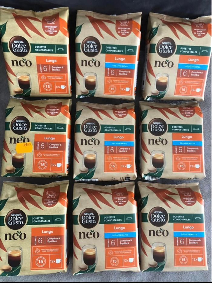 Lot dosette dolce gusto néo