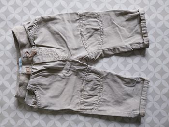 Pantalon beige Obaïbi 6 mois (67cm) - Style Cargo / Chino