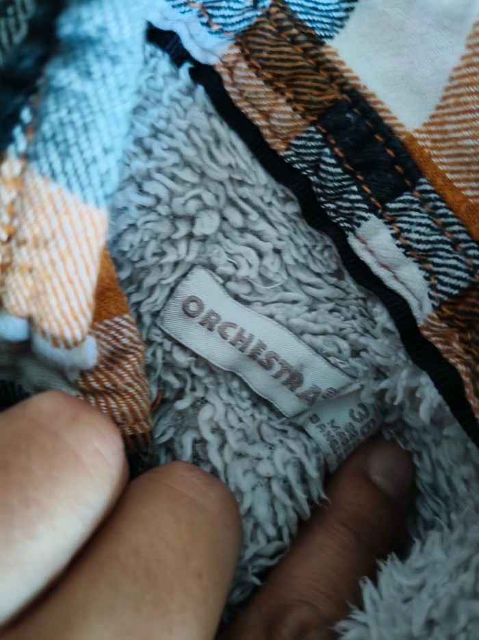 Chemise carreaux chaude Orchestra 3 ans - photo numéro 4