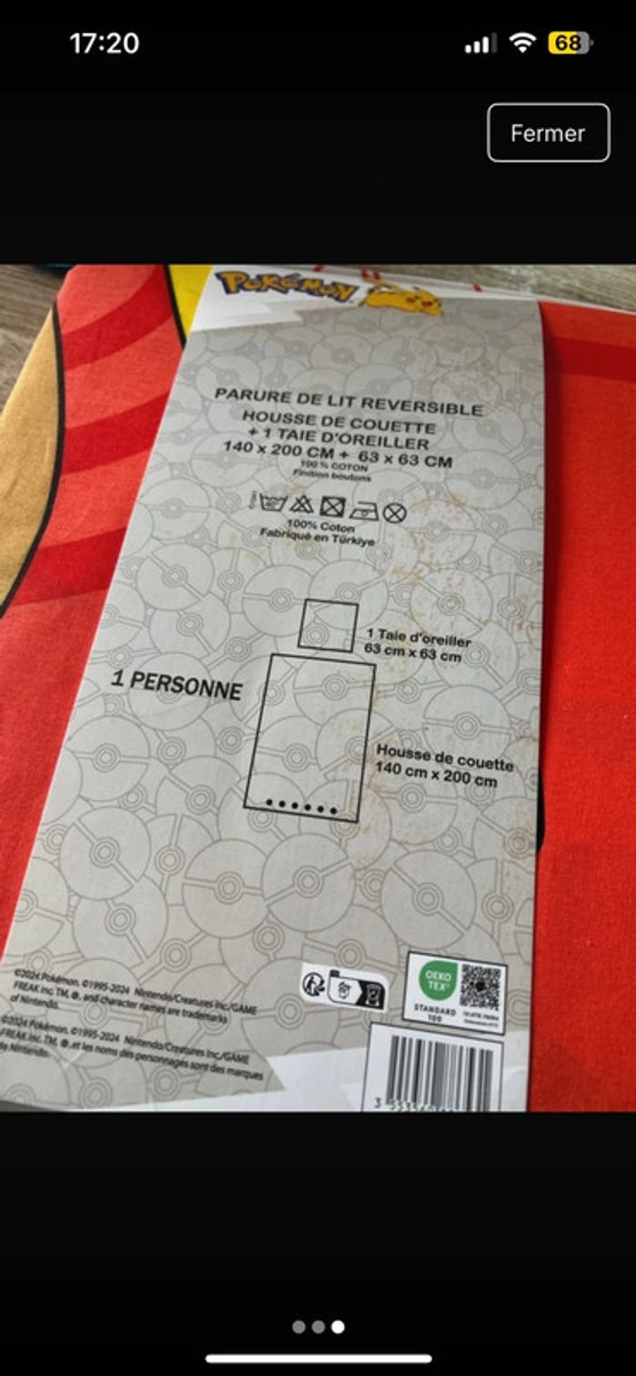 Housse de couette Pokémon - photo numéro 3
