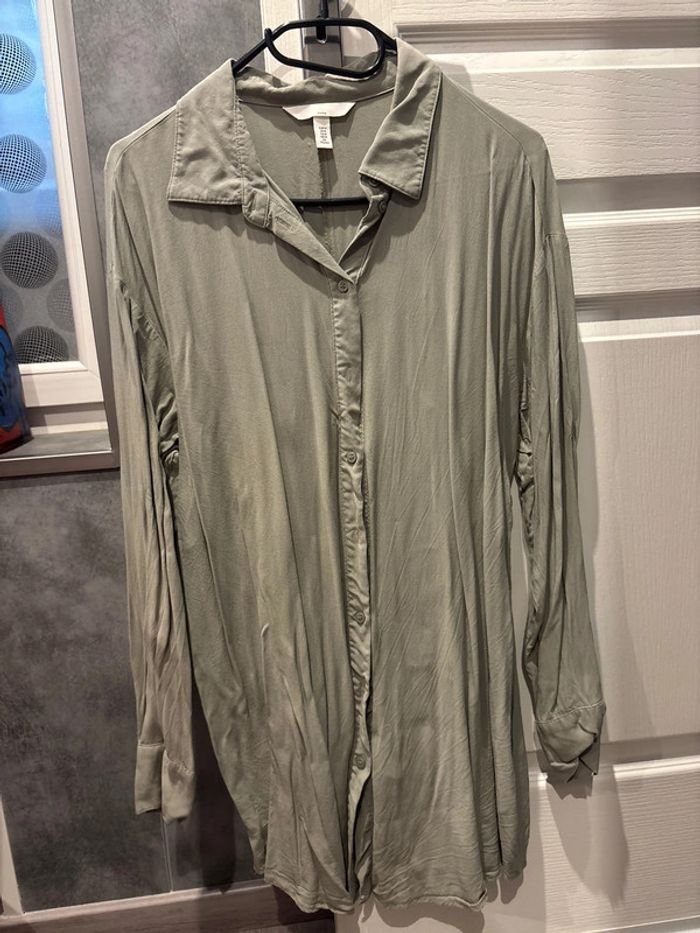 Chemise Femme Kaki H&M