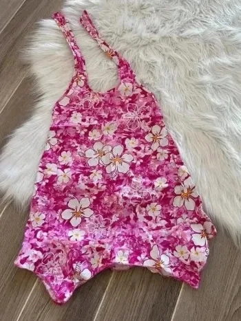 Jolie robe fleurie rose fille taille 2/3 ans freemouss