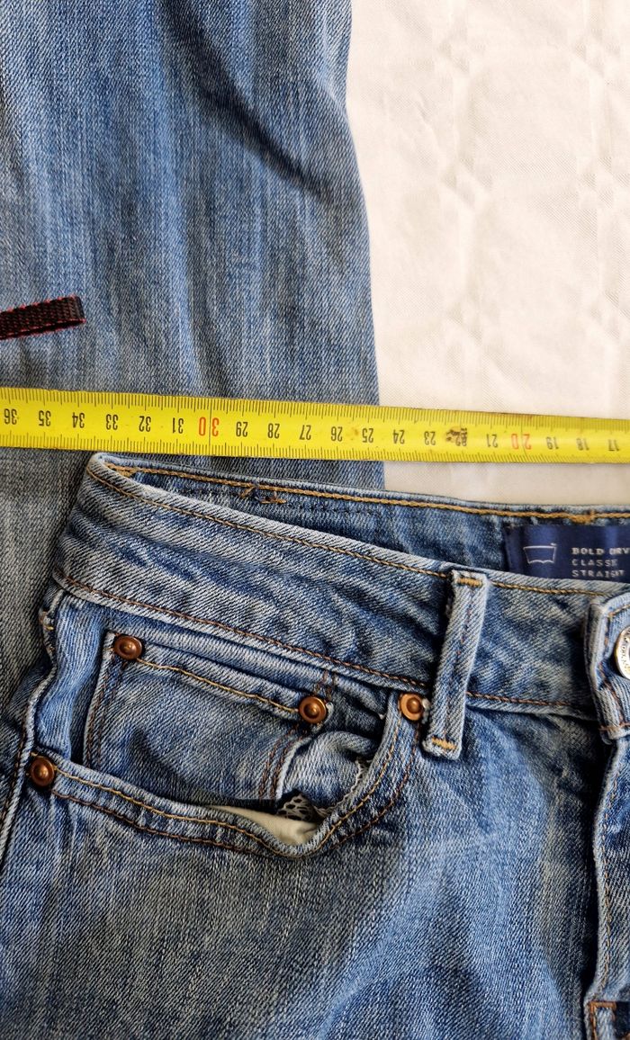 Jean Levi's Bold Curve Straight - Taille W27 (Correspond à un 34 FR) - Bleu Denim - photo numéro 7