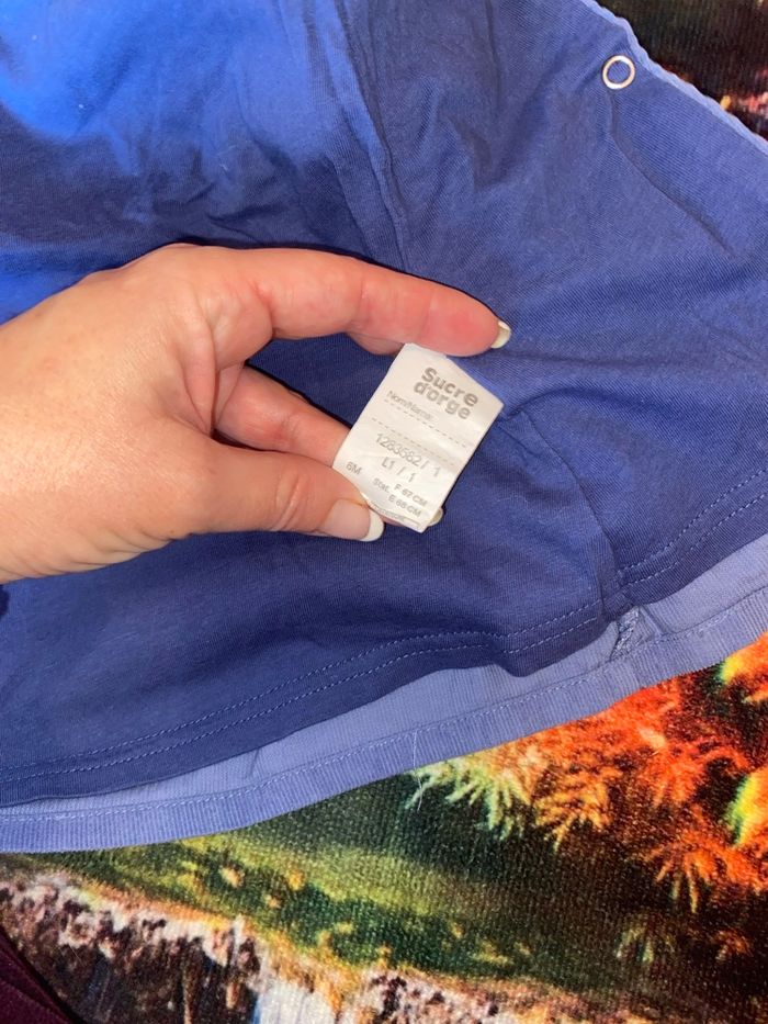 Robe Sucre d’Orge – 6 mois – Velours hiver/demi-saison - photo numéro 2