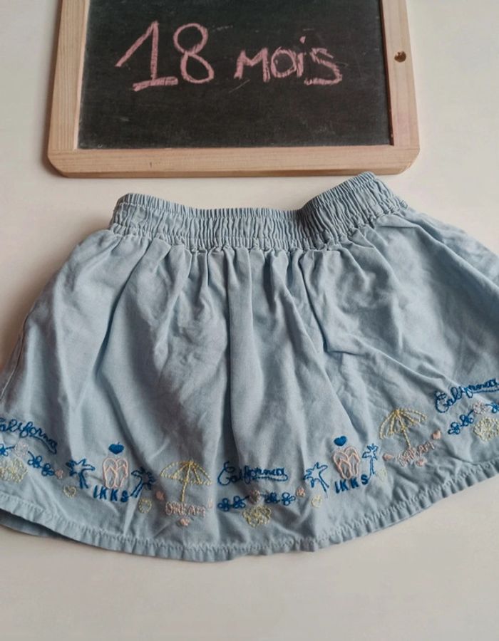 Jupe-short IKKS taille 18 mois en très bon état - photo numéro 4