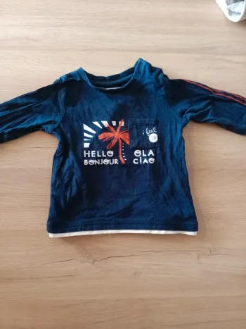 Tee-shirt manches longues 6mois
