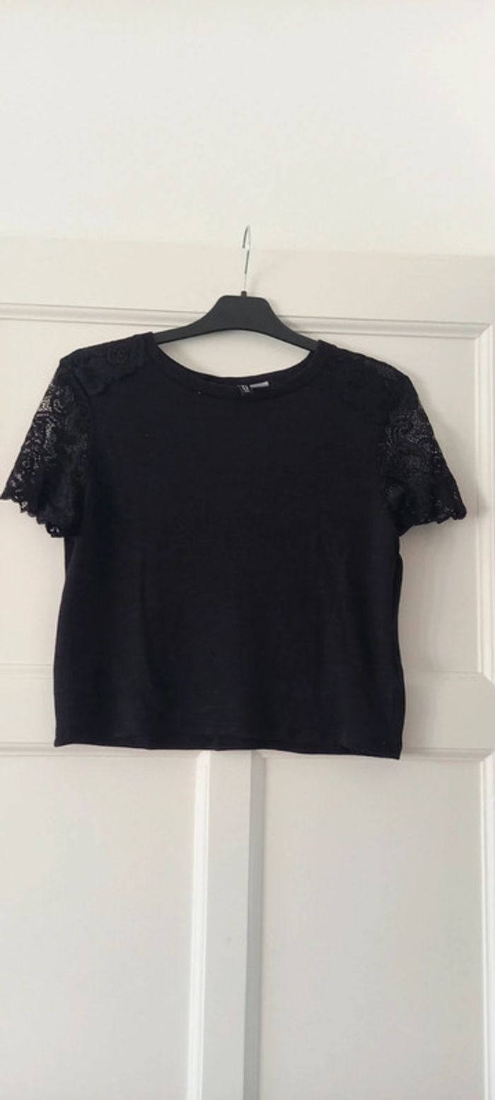T-shirt noir H&M 38