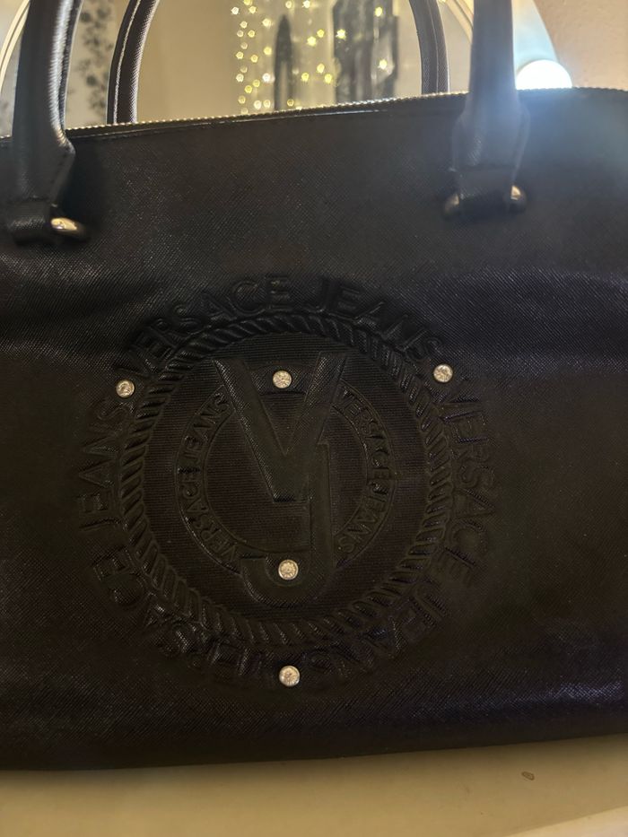 Sac Versace Jean avec portefeuille assorti - photo numéro 3