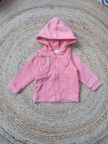 Gilet zippé à capuche Bel&Bo 62 cm