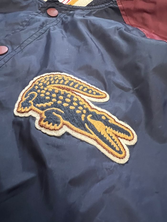 Veste Teddy bomber Lacoste logo brodé - photo numéro 2