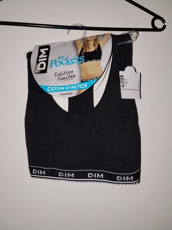 Brassière dim noir taille S