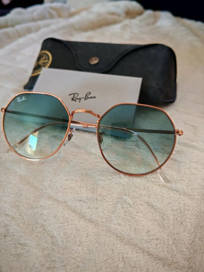 Lunettes de soleil Ray-ban Jack dégradé neuves - photo numéro 2