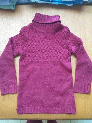 Pull à col roulé / Tunique Fille - 6 ans