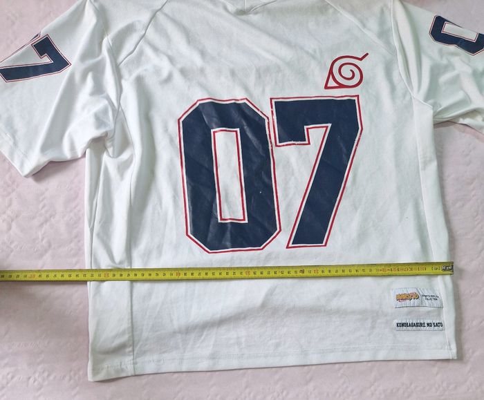 Tee-shirt , homme , coupe large , style football américain , Naruto , taille S - photo numéro 8