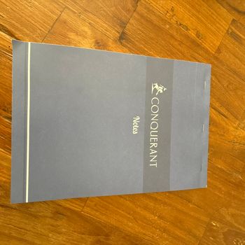 Bloc note conquérant
