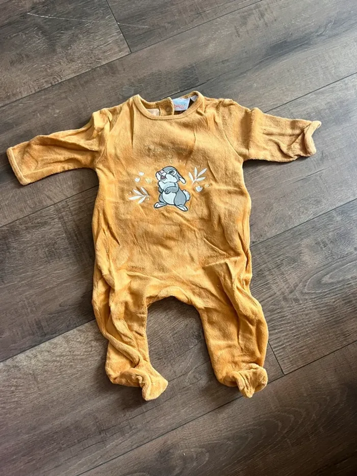 Pyjama moutarde PanPan 3 mois
