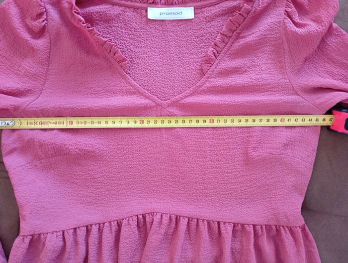 Blouse fluide rose Promod taille S - photo numéro 5