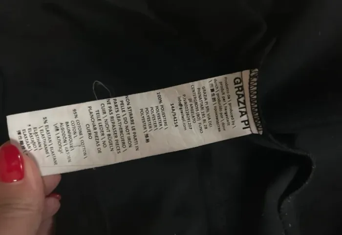 mariagrazia panizzi veste zippé noire, femme, taille 38 - photo numéro 6