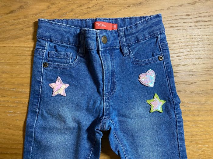 Tissaia Jean motifs sequins Taille 3 ans - photo numéro 4