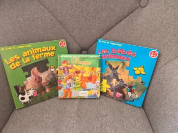 3 livres puzzles et volets