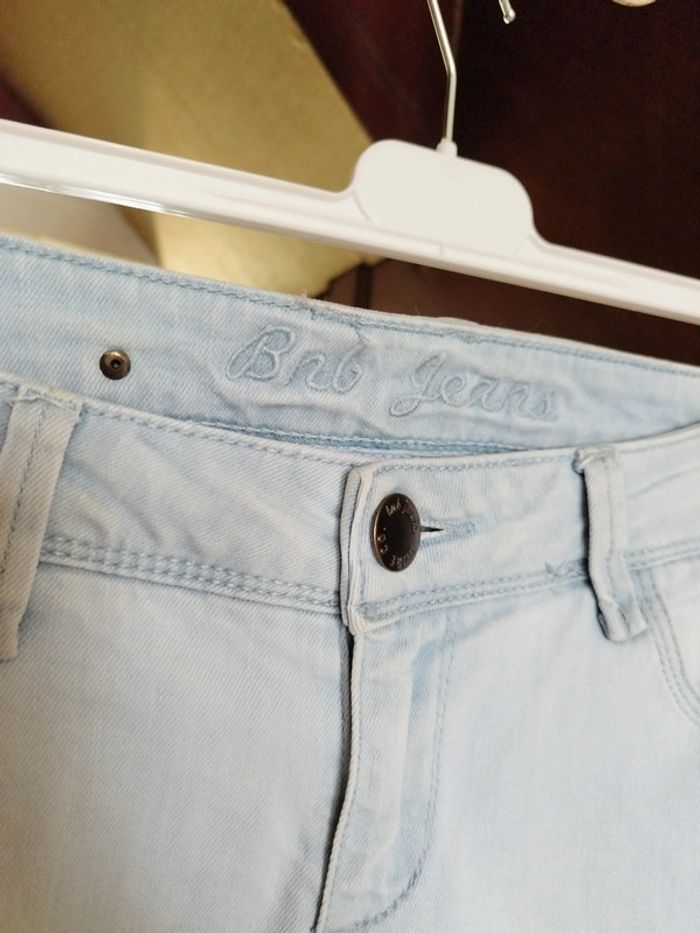 Jeans bleu clair droit skinny S/36 US 26 y2k - photo numéro 4