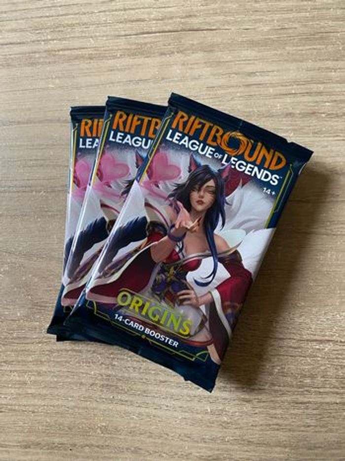 Lot 3 boosters League of Legends Riftbound - photo numéro 2