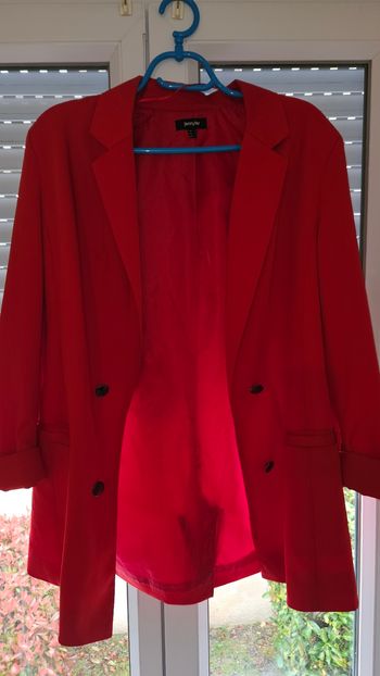 Blazer rouge taille L