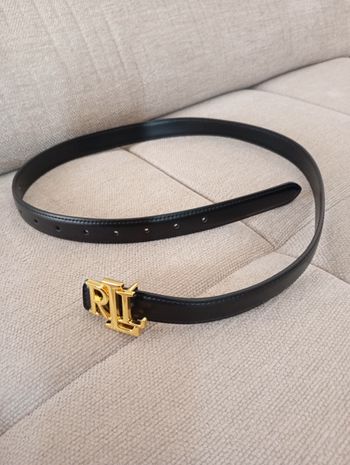 Ceinture noire  femme Ralph Lauren