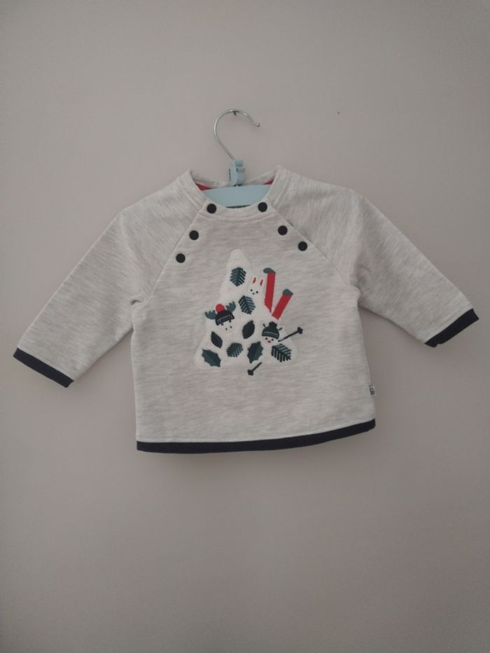 Pull bébé garçon Obaibi Okaïdi 6 mois - photo numéro 2