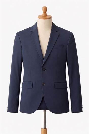 Veste costume Zara Bleu Foncé