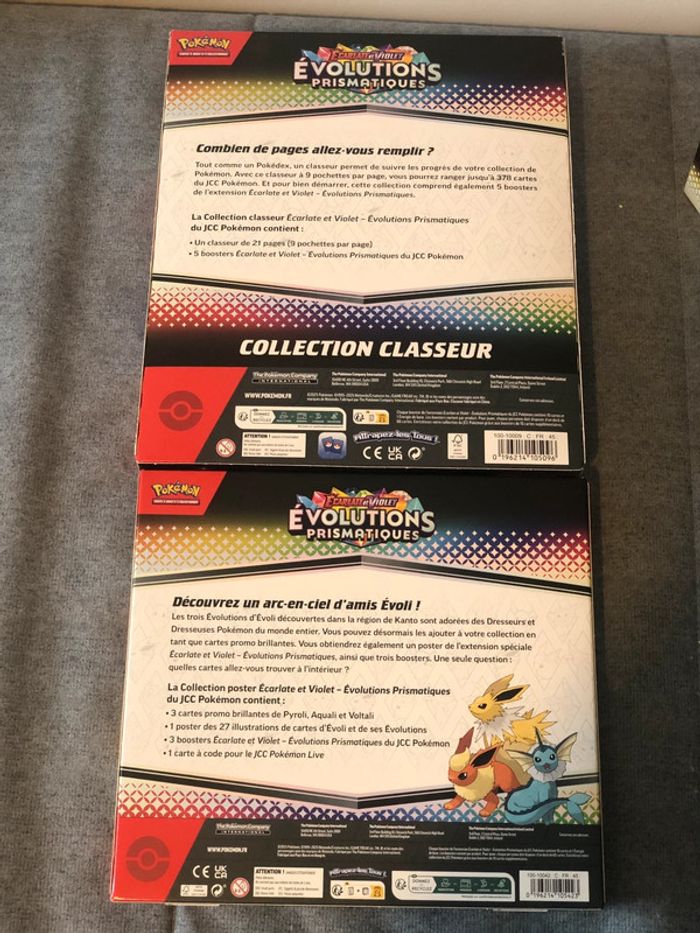 Cartes coffret booster Pokemon evolutions prismatiques 8.5 - photo numéro 4