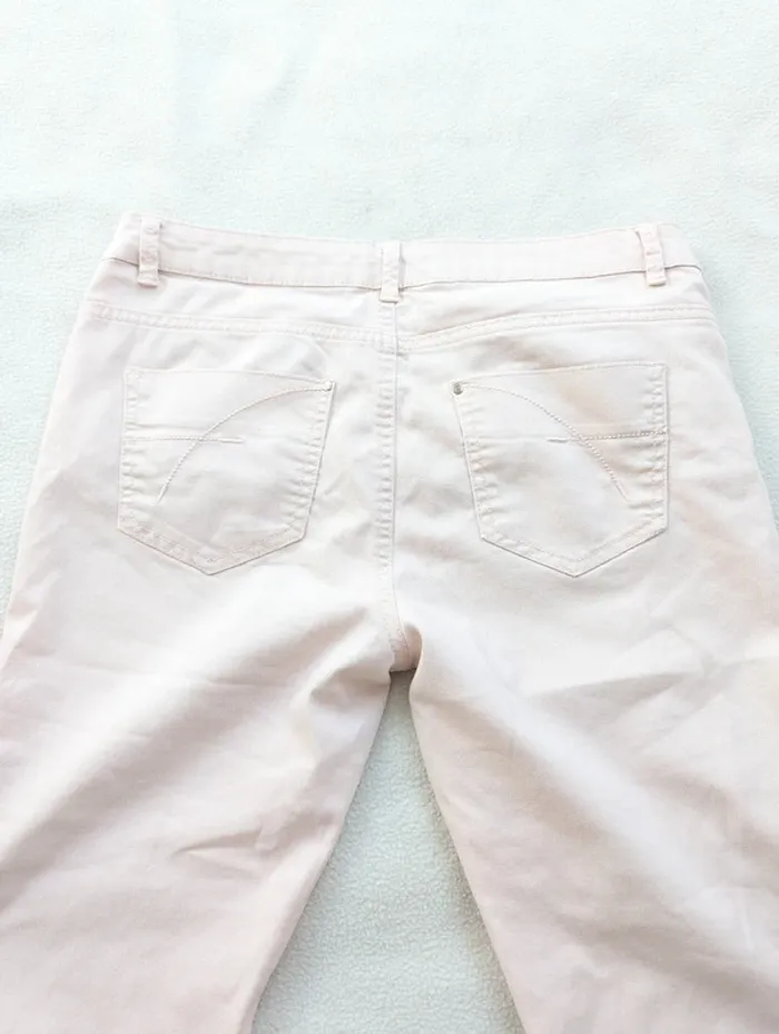 🌸 Jean slim rose pâle Mim – Taille 38 🌸 - photo numéro 4