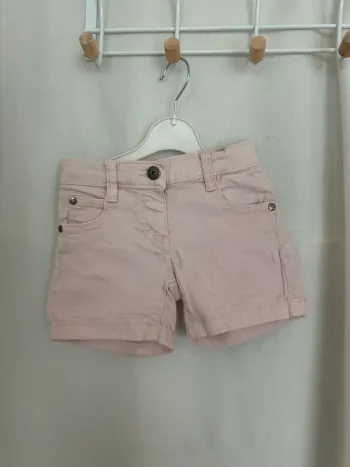 Short en jean rose