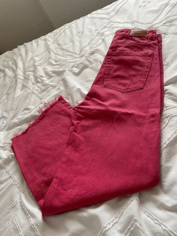 jeans rose wide leg