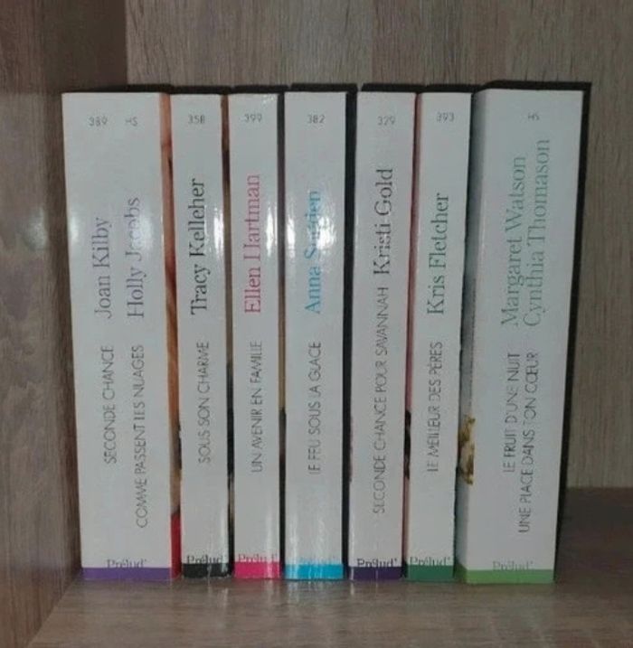 Lot de 7 romants  Prélud' Éditions Harlequin