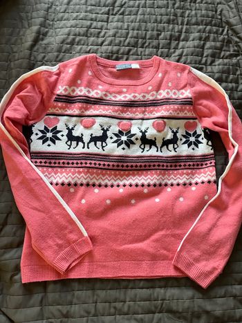 Pull de Noël lumineux fille 12-24 ans
