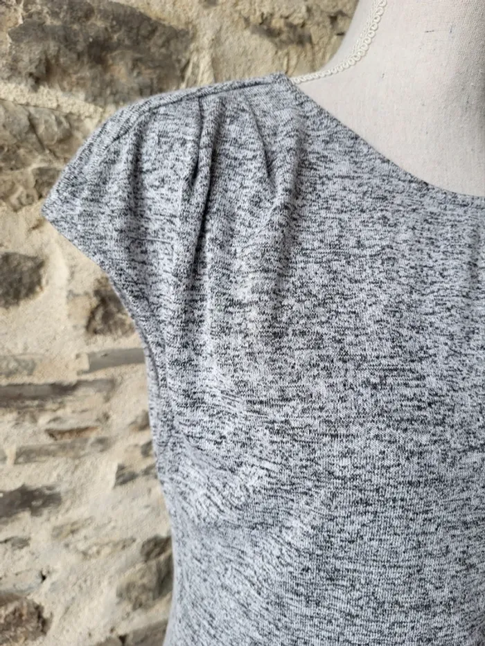 Robe moulante grise chinée Gibsonlook Taille M ou 38 - photo numéro 3