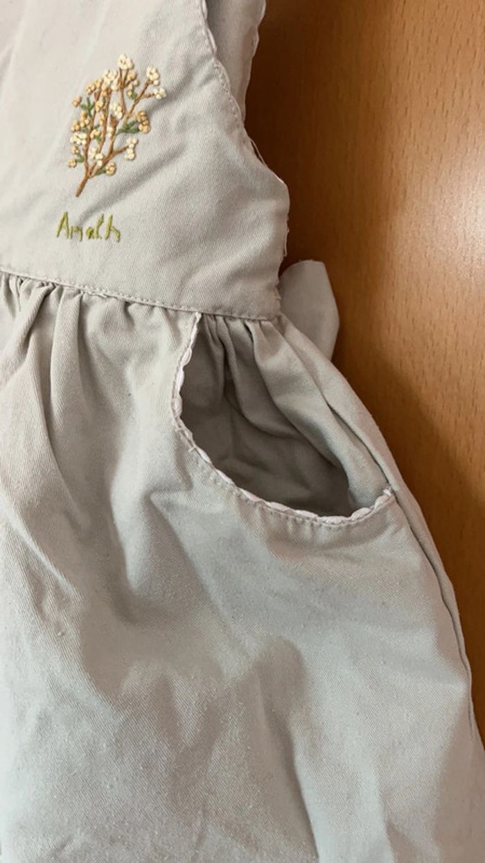 Très jolie robe évasée « thym, romarin, aneth » en taille 2 ans - photo numéro 7