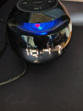 Réveil enceinte bluetooth rechargeable 