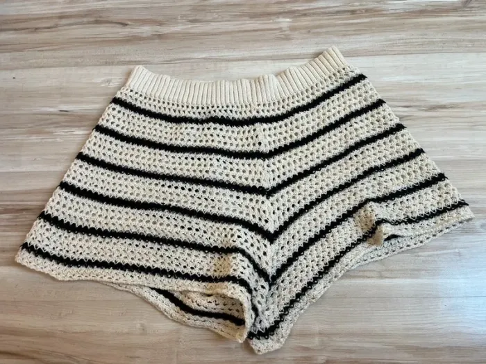 short mango en maille crochet - photo numéro 2